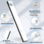 Motion Sensor LED Cabinet Light USB Rechargeable – Smart Wireless Under Cabinet Lighting, 3-Speed Dimming, Night Light for Kitchen, Bedroom, Closet, Stairs, Hallway – 6 Pack or 3 Pack
