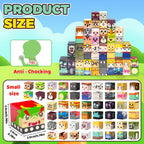 36pcs Magnetic Building Blocks for Kids - Animal & Human Theme STEM Educational Toy, Magnet Tiles Construction Set for Family Interactive Play & Learning Puzzle, Birthday & Holiday Gift for Boys & Girls