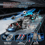 Brushless RC Car for Adults 46+ MPH - 1:14 Scale 4WD High Speed Off-Road Remote Control Truck, 2x3S LiPo Dual Battery 40-Min Runtime, 7-Mode LED Lights, Hydraulic Shocks | Professional Collector RC Truggy