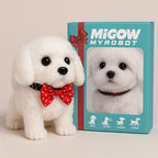 Interactive Robotic Plush White Labrador Puppy Toy Walks Barks Wags Tail Realistic Electronic Pet Dog Gift Box Kids Birthday Christmas Holiday Gift Boys Girls Ages 3 and Up