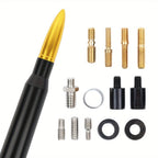 5.3" Short Car Antenna Carbon Steel – Universal Fit AM/FM Signal Booster Replacement Antenna, Durable Anti-Break Design, Multiple Colors for Car Exterior Decoration & Upgrade