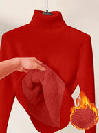 Women's Velvet Sweater Pullover Warm Knit Top Elegant Casual Fall Winter S-XL 8 Colors