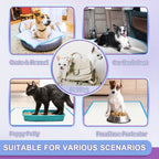Ultra Absorbent Dog Potty Pads – 300% Thicker Mess-Proof Backing, 28"x34" & 24"x24" Sizes, 50-200 Pads Bulk Pack, for Home Travel & Camping, Ideal for Active Dogs & Puppies