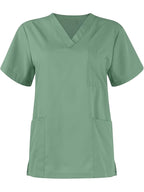 Unisex Medical Scrubs Set – Breathable Quick-Dry V-Neck Top & Drawstring Jogger Pants, Nursing Uniform for Women & Men, 7 Colors, Sizes S-XXL, Ideal for Hospitals, Dental Clinics & Veterinary Work