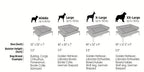Cooling Elevated Dog Bed with Removable Pillow-Top Mat – Raised Bolster Dog Cot with Breathable Mesh Non-Slip Feet Dog Sofa Bed for Indoor & Outdoor Use
