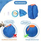 Large Inflatable Dog Ball Toy – Interactive Herding Training Ball for Dogs, Anti-Boredom Exercise Toy for Bulldogs, Golden Retrievers & Australian Shepherds, No Battery Required