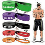 Resistance Bands Pull Up Assistance Bands Set for Men & Women – Heavy Duty Exercise Workout Bands for Body Stretching, Muscle Training & Physical Therapy