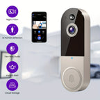 Wireless Doorbell Security Camera 1080P HD | 166° Panoramic View, Auto Tracking, Night Vision, Spotlight, Two-Way Audio, Person & Vehicle Detection, 2.4G WiFi – 1pc or 2pcs