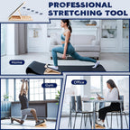Adjustable Wooden Slant Board for Calf Stretching – Non-Slip Incline Wedge Stretcher for Squats Ankle Foot Mobility Heel Stretch Physical Therapy Balance