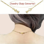 Magnetic Necklace Clasp Set 18 Pieces Gold and Silver – Magnetic Jewelry Clasp Converter with Lobster Clasps for Bracelets Necklaces and Chains – Easy Arthritis-Friendly Jewelry Fastener