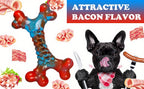 Indestructible Dog Chew Toys for Aggressive Chewers Large Breed Tough Nylon Dog Teething Toy Durable Sturdy Boredom Relief Interactive Chew Toy Keeps Dogs Busy Red 1pc 2pcs 4pcs