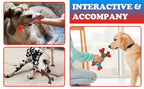 Indestructible Dog Chew Toys for Aggressive Chewers Large Breed Tough Nylon Dog Teething Toy Durable Sturdy Boredom Relief Interactive Chew Toy Keeps Dogs Busy Red 1pc 2pcs 4pcs