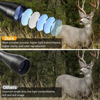3-9x40 Rifle Scope with Red & Green Illuminated Reticle – Reinforced Aluminum Alloy Tactical Riflescope with 4-Hole Mounting System for Hunting, Shooting & Outdoor Use