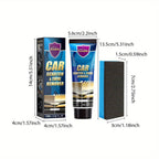 Car Scratch & Swirl Remover Paste 3-Pack Universal Color Match Formula Auto Paint Repair Polishing Cream Easy Touch-Up Restoration for All Car Colors Exterior Car Care Detailing Kit