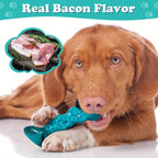 Durable Nylon Dog Chew Toy Anxiety Relief Boredom Buster Indestructible Pet Toy for Small Medium Large Dogs Aggressive Chewers Standard and Large Size Keeps Dogs Busy Stress Relief