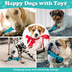 Durable Nylon Dog Chew Toy Anxiety Relief Boredom Buster Indestructible Pet Toy for Small Medium Large Dogs Aggressive Chewers Standard and Large Size Keeps Dogs Busy Stress Relief