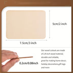 Unfinished Wood Blanks 3x2 Inch Wooden Boards for Crafts Laser Engraving Wood Burning Painting Art Decorations Party Gifts 20 40 80 Pieces