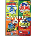 Assorted Vintage MLB Baseball Card Pack Lot 1980s-90s – 60 Cards Total, Chase Hall of Fame Stars & Rookies, Unsearched Packs, Perfect for Collectors & Gifts