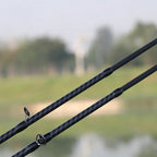 Carbon Fiber Lure Fishing Rod 180cm – Lightweight M-Power Two-Section Rod with Wooden Handle, Universal for Freshwater & Saltwater, Ideal for Bass Trout & All-Water Lure Fishing