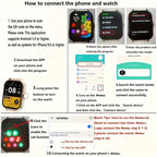 Smart Watch 1.83" Bluetooth Calling & Message Fitness Tracker – Multi-Sport Modes, Music Playback, Remote Camera, GPS Positioning, Compatible with Android & iPhone, Perfect Gift for Men & Women