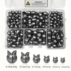 Fishing Weights Sinkers Split Shot Set 120PCS & 200PCS – Round Removable Reusable Fishing Sinkers in 5/6 Sizes for Carp, Fly, Ice & Lure Fishing