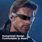 Smart Glasses with Built-In Bluetooth Wireless Earbuds – Stereo Sound, Hands-Free Calls, Glare-Resistant Lenses, Stylish Audio Sunglasses for Music, Driving, Sports & Outdoor Activities, Gift for Couples