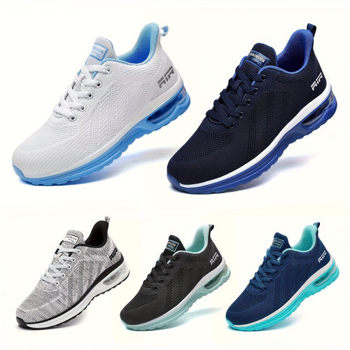 Women's Lightweight Running Sneakers with Air Cushion Sole – Breathable Walking Shoes for Women, Non-Slip Tennis Shoes, Fitness & Gym Sports Shoes, Comfortable Everyday Athletic Sneakers for Ladies