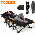 Heavy Duty Folding Camping Cot with Mattress for Adults – 500/600/700 LBS Capacity, Portable Outdoor Bed with Carrying Bag for Tents, Camping & Travel – 3 Models, 3 Colors