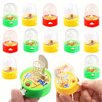 Mini Finger Basketball Shooting Game Set - Portable Desktop Tabletop Toy with Transparent Basket & Colorful Balls, 10 or 20pcs Bulk Pack, Party Favor Goody Bag Filler, Halloween & Christmas Gift, Random Colors