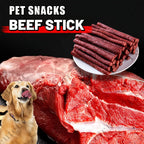 Premium Natural Beef Sticks Dog Treats – High Protein Grain-Free Beef Jerky & Molar Chews for Puppies, Adult Small Medium Large Dogs, Long-Lasting Training Rewards for All Breeds