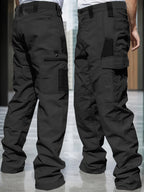Men's Tactical Cargo Pants 2-Pack Ripstop Multi-Pocket Outdoor Work Pants for Camping Hiking Hunting Fishing Straight Leg Belt Loops S-XXXL