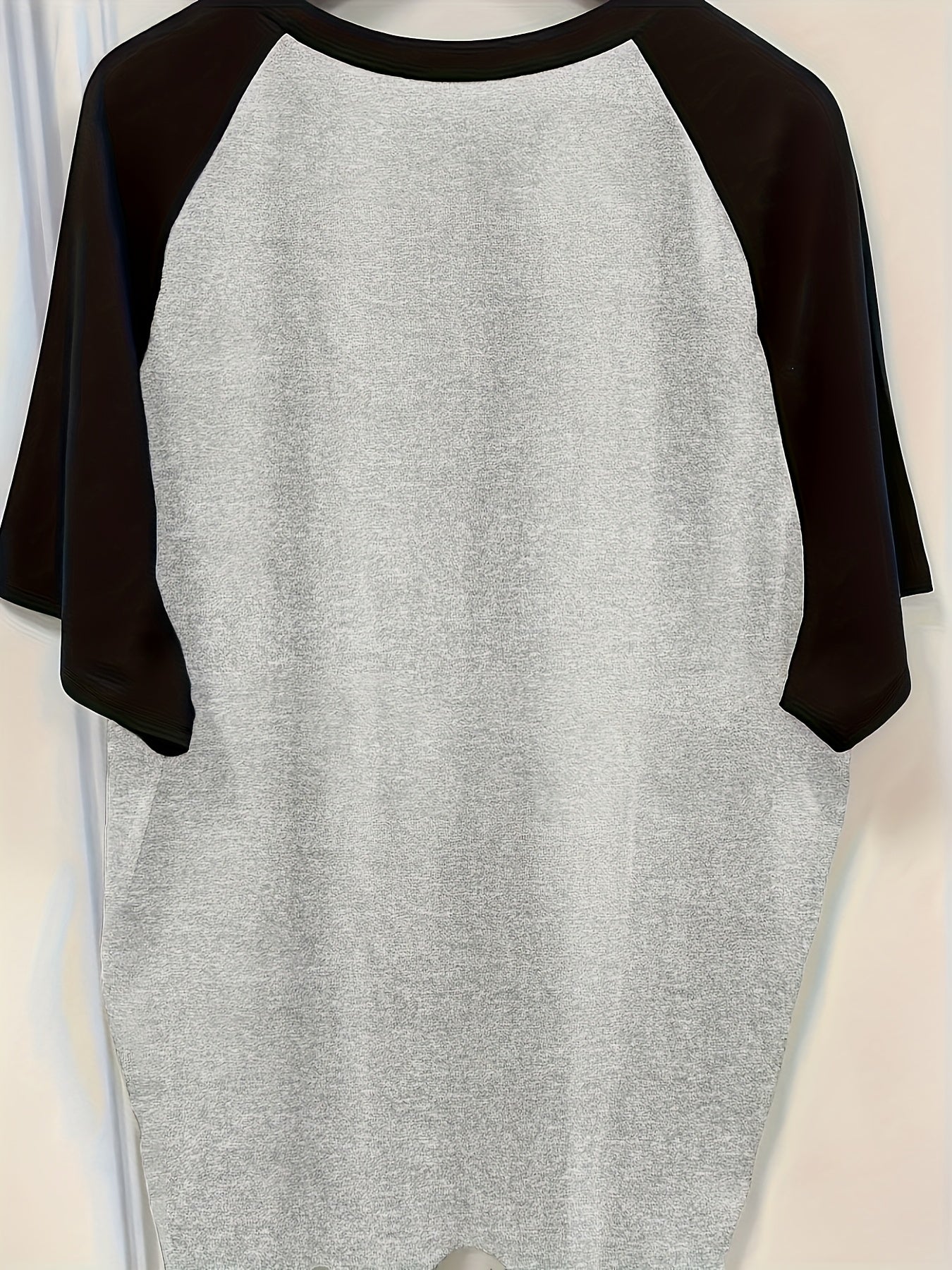 Y2K Cute Cat Letter Print Raglan Sleeve T-Shirt Women Round Neck Stretch Casual Top Olive Green Camel Red S M L XL XXL