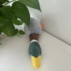 Velvet Goose Squeaky Plush Dog Toy – Soft PV Velvet Sound-Making Pet Toy for Dogs, Cute Goose Design Interactive Chew & Cuddle Toy, Durable Stuffed Animal for Small to Medium Dogs