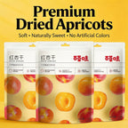 Dried Apricots Snack 3 Bags Pack Natural Tropical Dried Fruit Healthy Sweet Snack for Parties Gifts Travel
