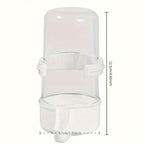 Automatic Bird Water Dispenser & Feeder Transparent PP Durable Bottle for Parrots Finches Cockatiels Budgies – No Battery Gravity-Fed Cage Waterer 2/4pcs