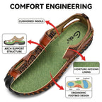 Men's Closed Toe Fisherman Sandals – Handmade Breathable Water Shoes, Non-Slip Anti-Collision Outdoor Hiking Athletic Beach Sandals for Summer | Velora