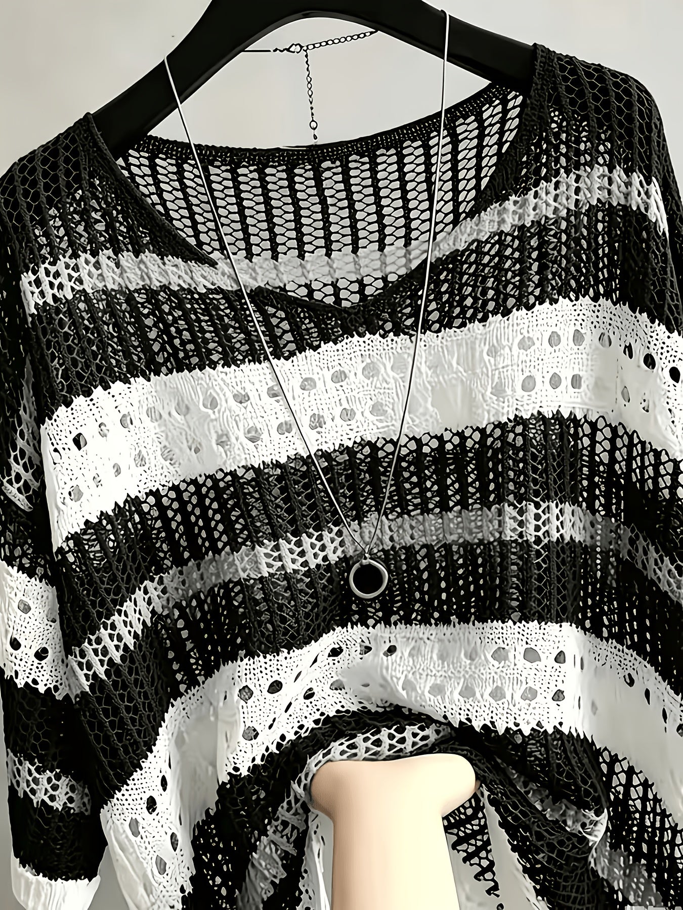 Hollow Out Half Sleeve Beach Cover Up for Women Elegant Loose Swimsuit Cover Up Summer Vacation Boho Tunic Top Light Purple White Cyan Black S M L XL