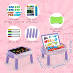 Kids Magnetic Drawing Board Double-Sided Doodle Board with Teaching Supplies – Portable Space-Saving Art Toy for Creative Drawing, Writing & Learning | Gift for Boys & Girls