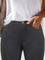 Women's High Waist Stretch Skinny Jeans Metal Button Detail Street Style Slim Fit Denim Pants 10 Colors S-XXL