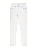Women's High Waist Stretch Skinny Jeans Metal Button Detail Street Style Slim Fit Denim Pants 10 Colors S-XXL