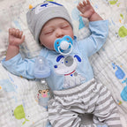Reborn Doll Feeding Accessories Set with Diaper Bottle & Pacifier, Lifelike Baby Doll Care Toy Kit for Girls, Compatible with Reborn Dolls & Baby Dolls, Best Birthday Holiday Gift for Kids