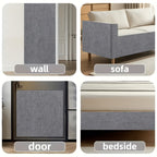 Self-Adhesive Cat Scratching Pads 2 Rolls 23.62x11.81" - Thickened Anti-Scratch Mat Peel & Stick - Multiple Colors Cuttable Cat Scratch Protector for Sofa Furniture Living Room - Easy Install Cat Pad