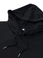 Men's Hoodie Sweatshirt Set 6pcs Casual Tracksuit Long Sleeve Pullover with Drawstring Jogger Pants Knitted Fabric Black Red Gray Solid Color Sportswear for Men Regular Fit Gym Workout Outfit