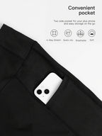 Women's High-Waisted Yoga Shorts 4-Pack Butt-Lifting 5-Pocket – Mid-Stretch Breathable Seamless Workout Shorts for Summer Yoga, Pilates & Gym Training (Red, Black, Gray, Navy Blue)