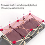 75 Inch Heavy Duty Camping Cot – Extra Large Folding Bed with Optional Flip Mattress & Carry Bag, 450/500/600 lbs Capacity, Portable Foldable Guest Bed for Adults Outdoor Camping