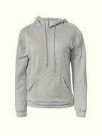 Women's Hoodies Set 2 Piece Long Sleeve Pullover Hoodie Sweatshirt with Pockets Solid Color Cozy Fall Winter Tops XS-XXL