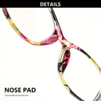 9-Pack Floral Square Frame Fashion Reading Glasses – Unisex Hollow Design, Wide Temple, Classic Color Mix, Strengths +1.0 to +4.0, Bulk Multi-Pack Readers for Women & Men