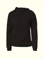 Women's Hoodies Set 2 Piece Long Sleeve Pullover Hoodie Sweatshirt with Pockets Solid Color Cozy Fall Winter Tops XS-XXL