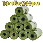Dog Poop Bags 200 Count 10 Rolls Leak-Proof Durable Pet Waste Bags Refill Rolls for Dog Waste Disposal – Portable Compact Polyethylene Dog Poop Bag Refills for Dispenser Outdoor Walks and Travel