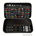 Knife Display Case 88 Slots Large Capacity Pocket Knife Storage Organizer for 66+ Folding Knives, Hard EVA Shell with Elastic Bands, 4 Slot Sizes, Smooth Zipper, Portable Carry Handle – EDC Knife Collector Case